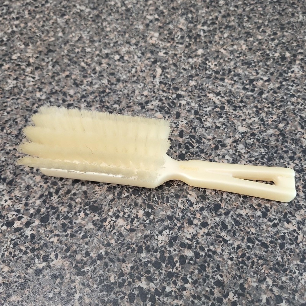 VINTAGE 1960's Stanley Tynex Hair Brush 6" 5 Row Soft Bristle Child's / Travel